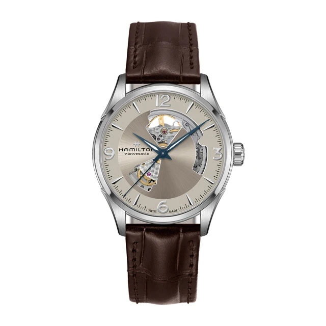 【HAMILTON 漢米爾頓】爵士大師系列 Open Heart 鏤空腕錶 40mm(自動上鍊 中性 皮帶 H32675551) 歷史價格詳細信息
