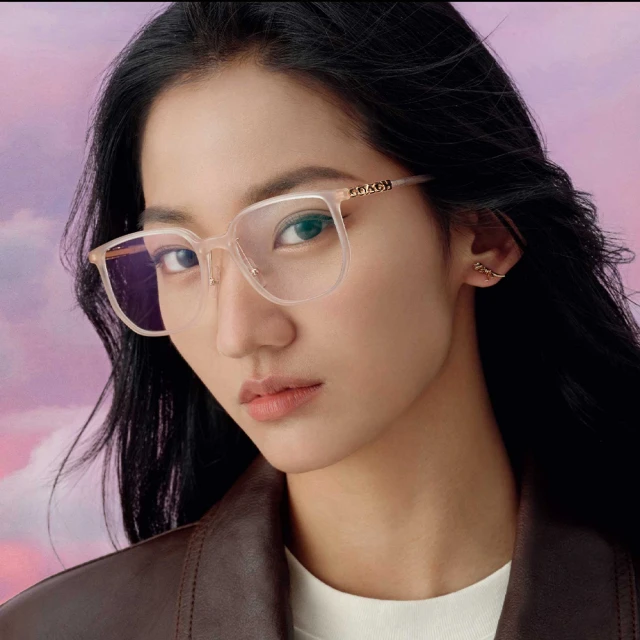 COACH 蝴蝶水鑽扣環撞色防刮皮革鏈帶斜背包(酒紅X桃粉) 歷史價格詳細信息