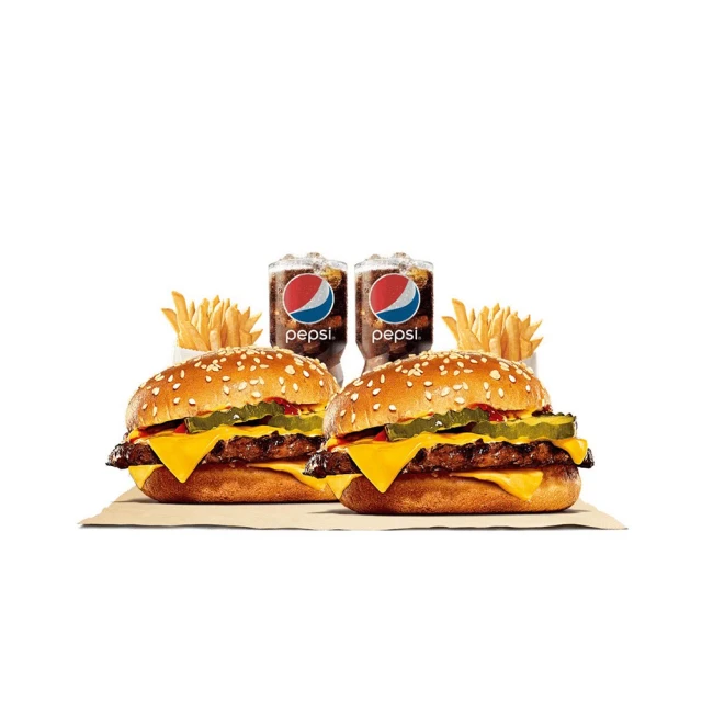 【漢堡王】雙層小華堡派對餐★含雙層小華堡原味或辣味x2+6塊雞塊+大份辣薯球+大份薯條+大份洋蔥圈 喜客券 歷史價格詳細信息