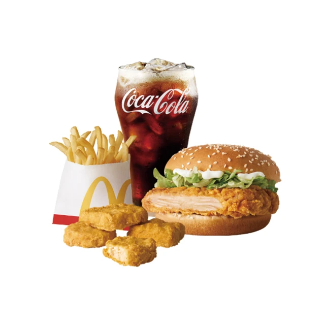 麥當勞 勁辣雞腿堡+可口可樂(中)+四塊麥克雞塊 即享券 歷史價格詳細信息