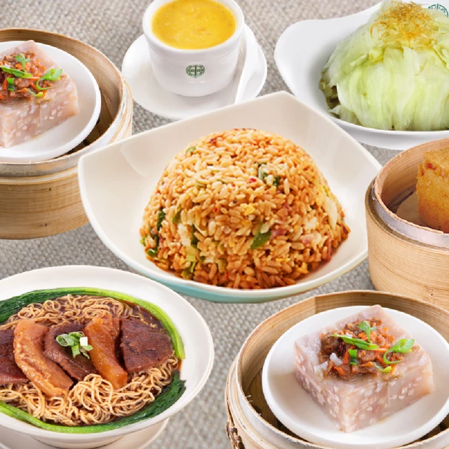 【添好運 x 了凡】鮮蝦燒賣皇*1盒+豉汁蒸肉排*1盒 +了凡招牌油雞*1隻+香滷百頁*1盒 歷史價格詳細信息