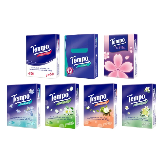 Tempo紙手帕 冰爽薄荷(7抽x18包/組)*5組 002 歷史價格詳細信息