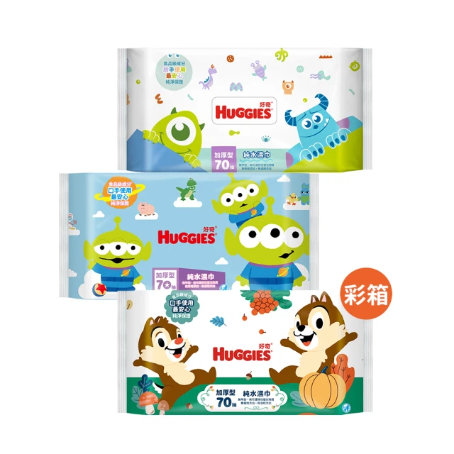 【HUGGIES 好奇】純水嬰兒濕巾純淨水潤型80抽x18包/箱 歷史價格詳細信息