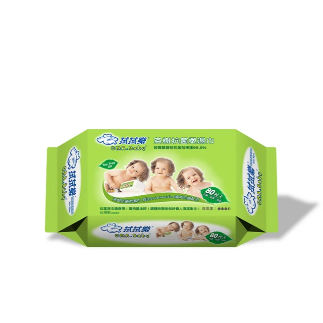 拭拭樂 茶樹抗菌加厚柔濕紙巾 80抽x24包-箱購【宅配】抗菌濕巾 歷史價格詳細信息