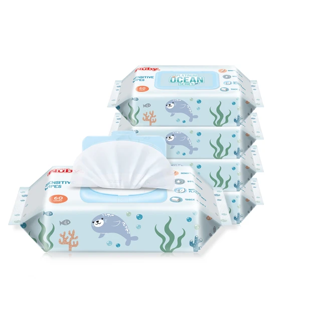 Nuby 海洋系列極厚柔濕巾(60抽4包) 歷史價格詳細信息