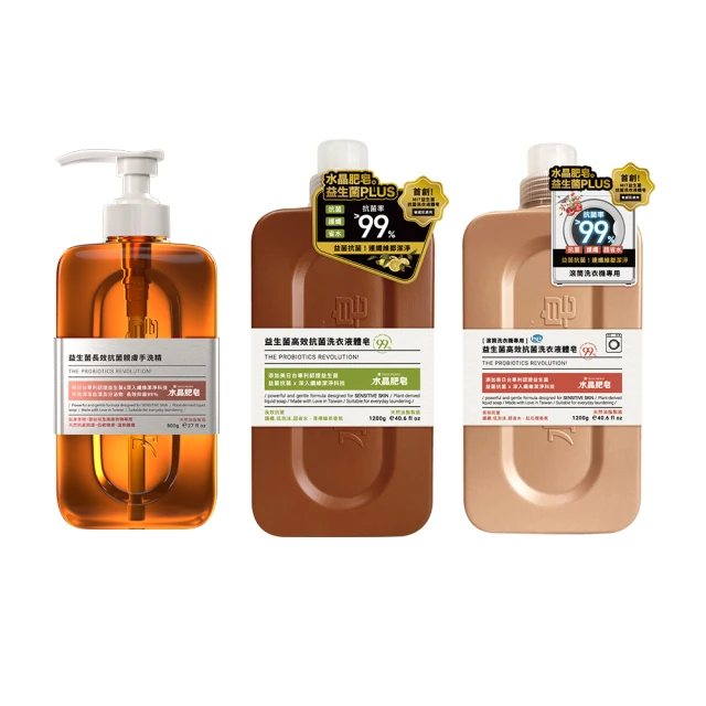 【南僑水晶】益生菌高效抗菌洗衣液體皂洗衣精1瓶3補組合（青檸綠茶） 歷史價格詳細信息