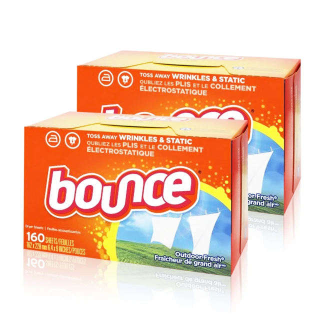 Bounce 烘衣柔軟去靜電紙 160張 X 2入 3組  W1006152  COSCO代購 歷史價格詳細信息