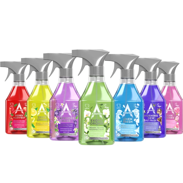 【Astonish】英國潔抗菌4效合1精油清潔劑亞麻柑橘精油(550mlx1) 歷史價格詳細信息