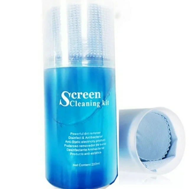 螢幕清潔劑 噴霧式 200ml 超大容量 含擦拭布 清潔液 瓶裝 液晶螢幕 電腦 筆電 平板 手機 電視 去汙 不含酒精 歷史價格詳細信息