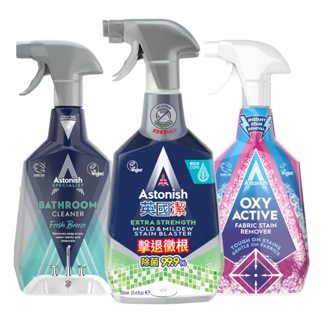【Astonish】英國潔 全方位清潔/瞬效除黴去汙/抑菌除汙浴廁/橫掃油汙除油/速效廚房去汙 3入組 廠商直送 大樹 歷史價格詳細信息