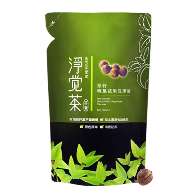 【茶寶茶籽】淨覺茶 茶籽碗盤蔬果洗潔液1瓶+補充包12包(經典特惠組) 歷史價格詳細信息
