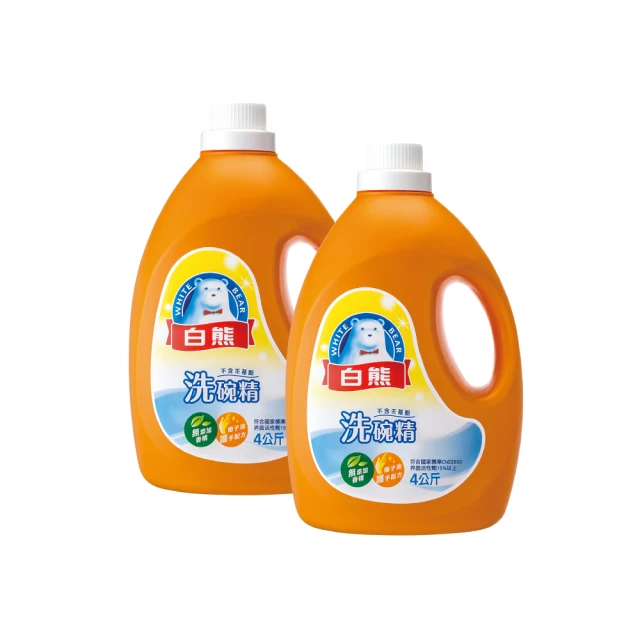 白熊 洗碗精4kg*4入/箱(深層去汙/溫和護手/無添加香精) 歷史價格詳細信息