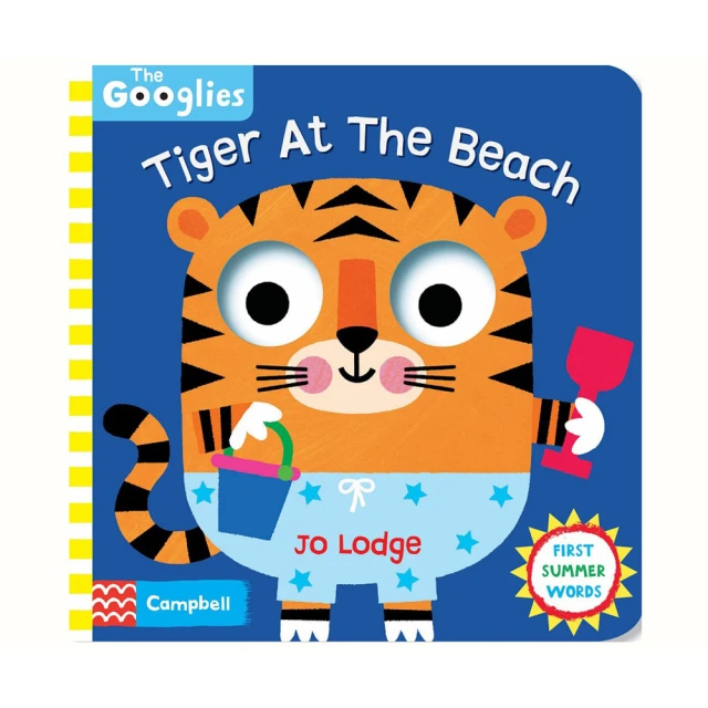 Tiger at the Beach (The Googlies)(大眼睛互動遊戲書)/Jo Lodge【禮筑外文書店】(硬頁書)[9折] 歷史價格詳細信息