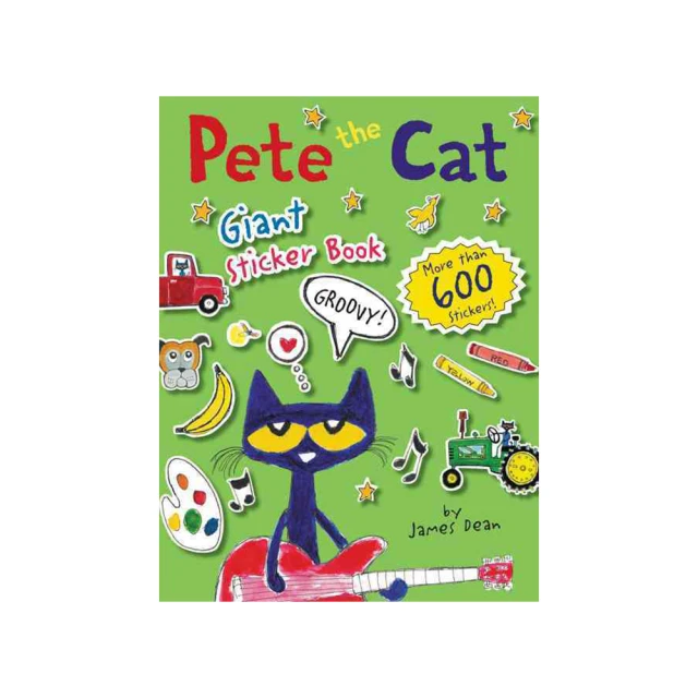 Pete the Cat Giant Sticker Book【禮筑外文書店】[79折] 歷史價格詳細信息