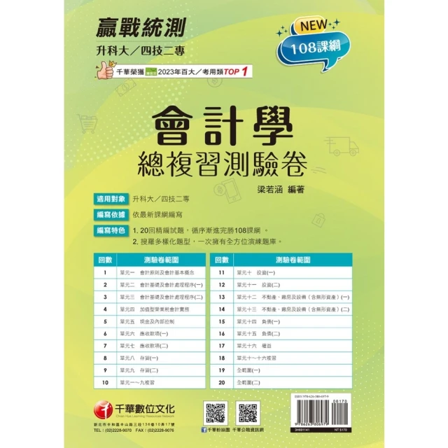 【momoBOOK】114年升科大四技二專英文閱讀與寫作總複習測驗卷 升科大四技(電子書) 歷史價格詳細信息