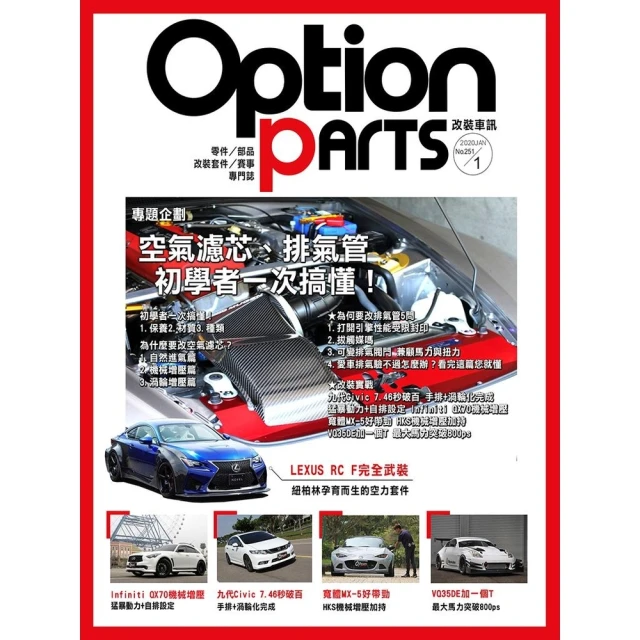 【momoBOOK】Option改裝車訊2024/11月號NO.309(電子雜誌) 歷史價格詳細信息