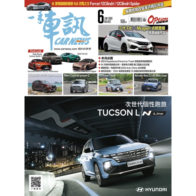 【momoBOOK】CarNews一手車訊2024/12月號NO.408 PDF(電子雜誌) 歷史價格詳細信息