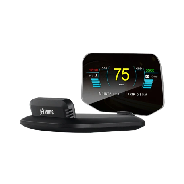 FLYone C1 HUD OBD2/GPS 雙系統多功能汽車抬頭顯示器 歷史價格詳細信息
