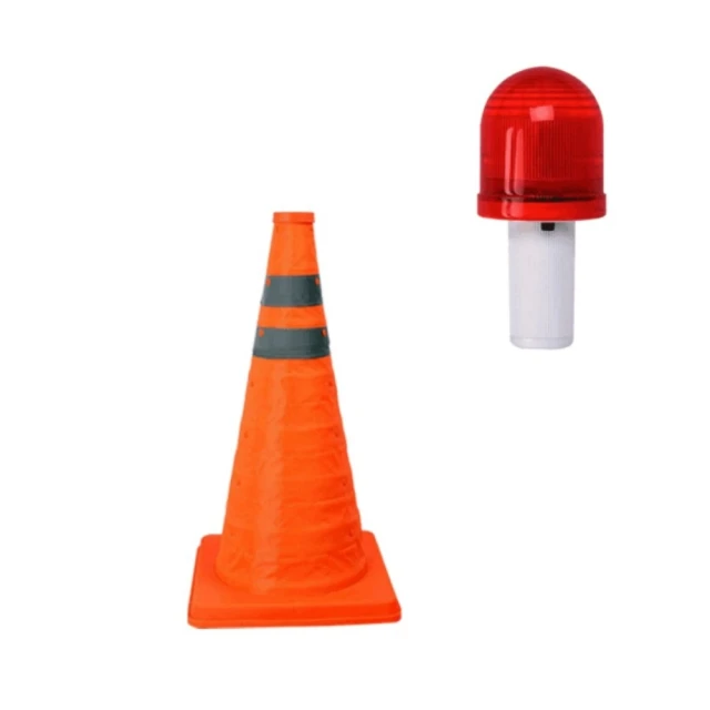 摺疊三角錐 (送LED警示燈) 摺疊交通錐 三角錐 路障 伸縮路錐 安全錐 警示錐 交通三角錐 折疊三角錐 伸縮交通錐 歷史價格詳細信息
