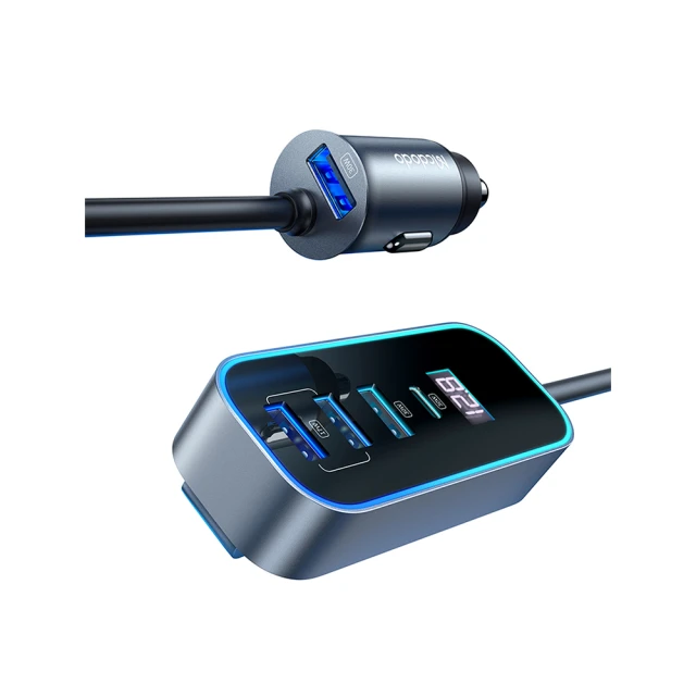 【Mcdodo】5孔 PD+QC車用充電器點菸器車充數顯 閃速 1.5M 麥多多 歷史價格詳細信息