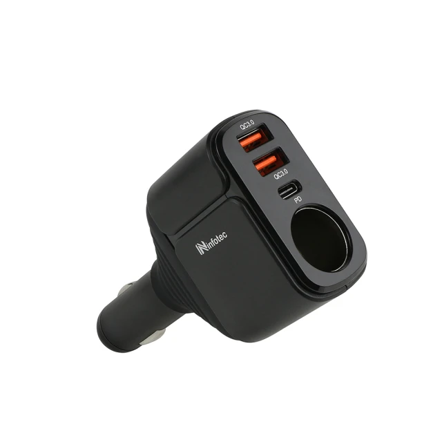QC3.0 車用點菸器擴充座(檢驗合格/一拖三) 車用充電器 電源擴充座 USB充電座 歷史價格詳細信息