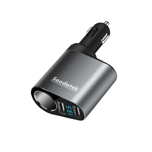 【Soodatek】雙孔USB2.1A鋁合金車充SCU2-AL521SI 歷史價格詳細信息