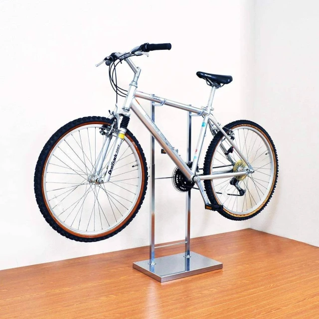 【運動收納哥】日本原裝進口 自然木2輛自行車可移動自行車掛架(自行車展示架) 歷史價格詳細信息