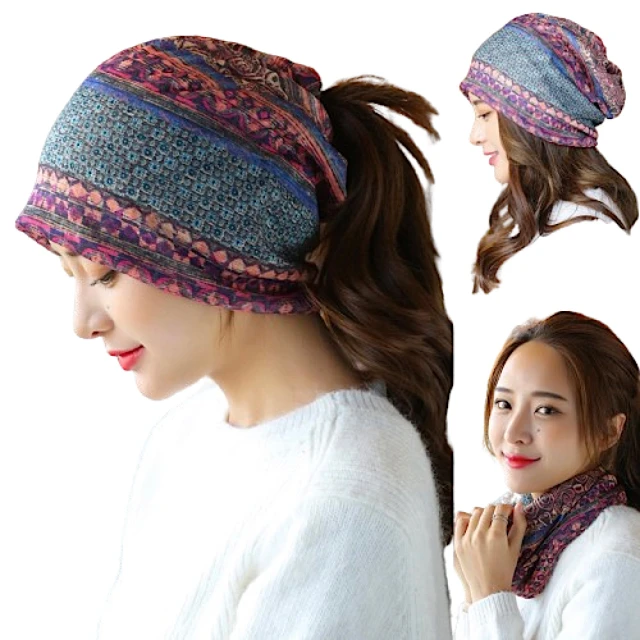 【89 zone】法式優雅薄款透氣 運動帽 騎行帽 套頭帽 防風帽 頭巾帽(小方格紫/紅/藍) 價格比較,價格查詢,歷史價格詳細信息