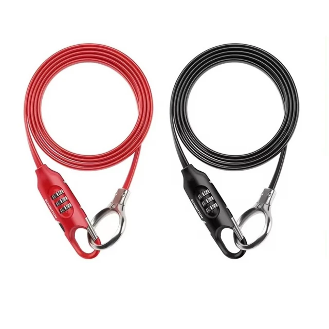 多用途自行車防盜加粗鋼絲鎖 歷史價格詳細信息