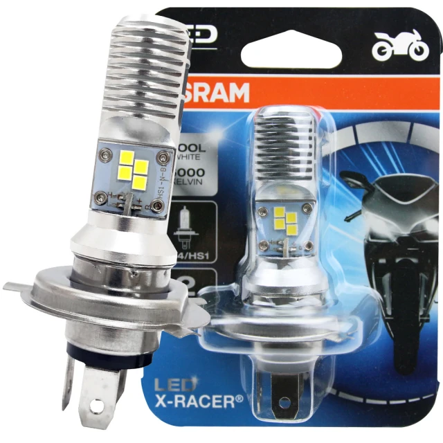 【Osram 歐司朗】機車LED燈泡 白光/6000K H4/HS1 12V 8/12W 升級版(公司貨) 歷史價格詳細信息