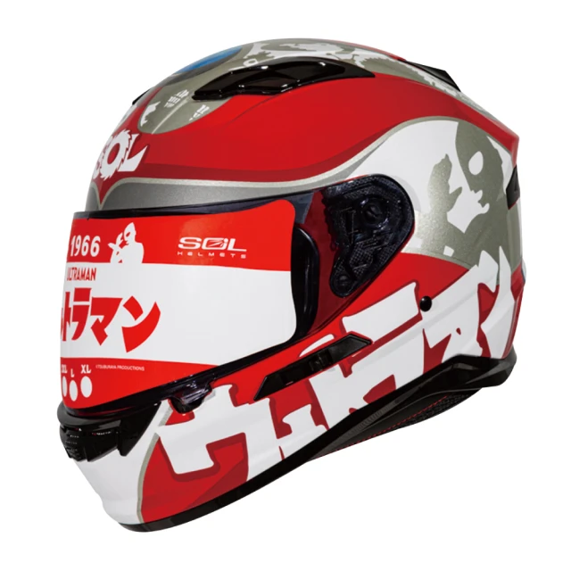 【限量聯名】SOL SO-7E 超人力霸王 3/4罩式 安全帽 半罩式 歷史價格詳細信息