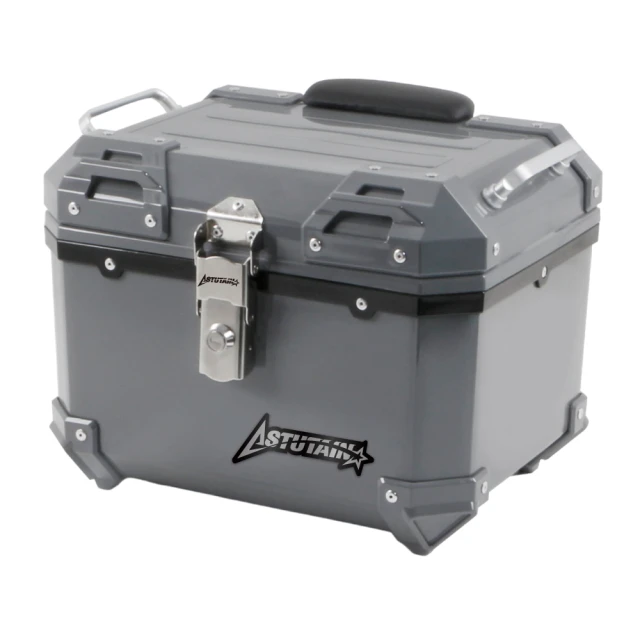 【Astutain】阿斯圖坦 45L 塑合金烤漆車尾箱 機車後箱 機車後備箱 機車置物箱 機車行李箱(黑) 歷史價格詳細信息
