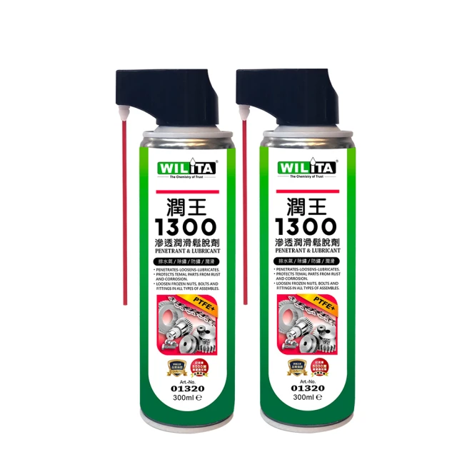 【WILITA 威力特】8合1全能潤王1300滲透潤滑鬆脫劑2瓶組 600ML 歷史價格詳細信息