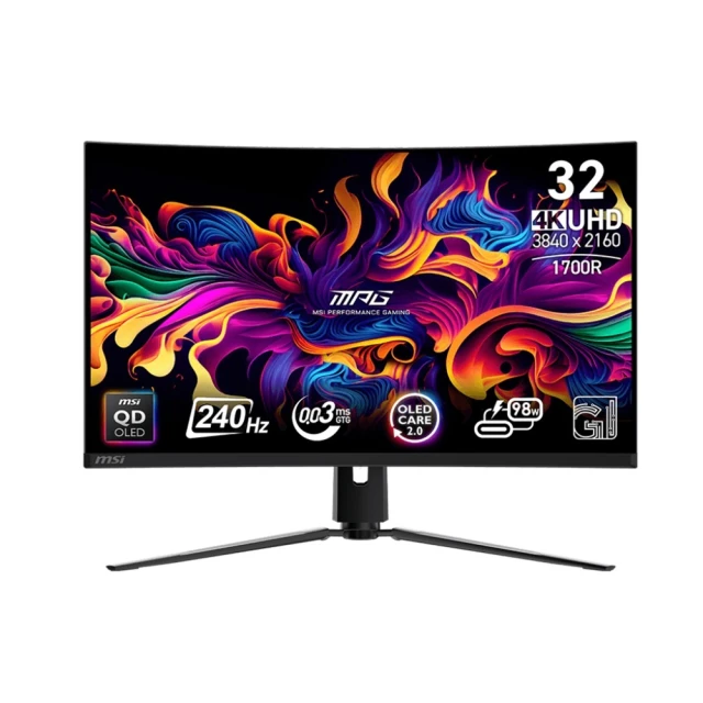 【MSI 微星】MPG 321CURX QD-OLED 32型 240Hz 曲面電競螢幕(1700R/AdaptiveSync/Type-C/HDR 400) 歷史價格詳細信息
