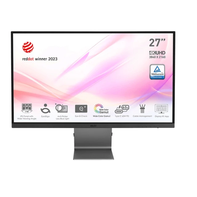 【MSI 微星】Modern MD271UL 27型 IPS 4K 60Hz 美型螢幕(4ms/樞紐旋轉/Type-C 65W充電) 歷史價格詳細信息