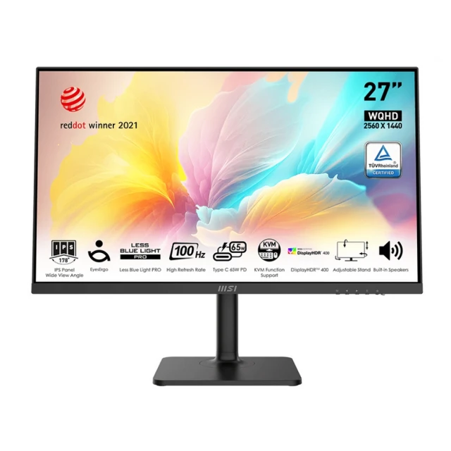 【MSI 微星】Modern MD272QXP 27型 IPS WQHD 100Hz 美型螢幕(Type-C/內建喇叭/TUV護眼) 價格比較,價格查詢,歷史價格詳細信息