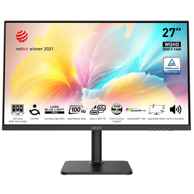 MSI 微星 Modern MD272QP 2K IPS 平面美型商務螢幕顯示器 (27吋 WQHD/75Hz/喇叭) 歷史價格詳細信息