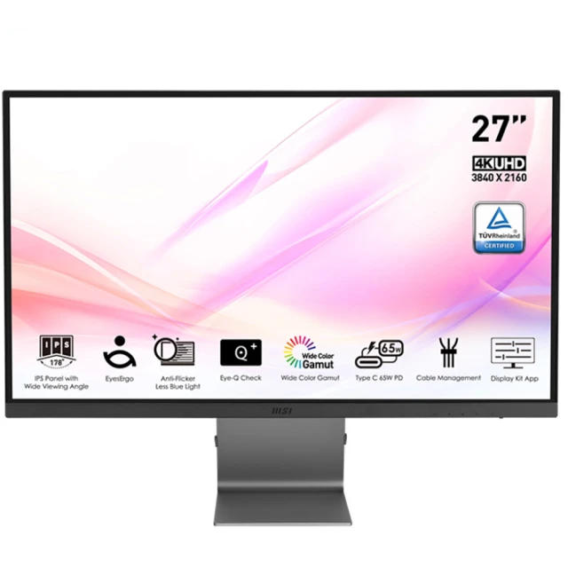 【MSI 微星】Modern MD271UL 27型 IPS 4K 60Hz 美型螢幕(4ms/樞紐旋轉/Type-C 65W充電) 歷史價格詳細信息