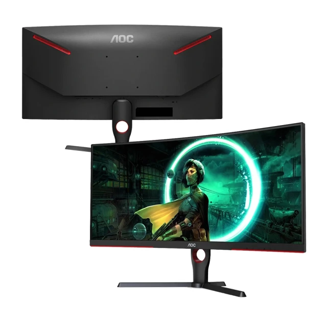 螢幕AOC CQ32G3S 32英寸2K165Hz電競顯示器1Ms GTG曲面高清屏支持升降顯示器 歷史價格詳細信息