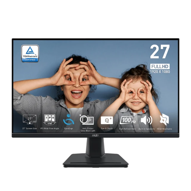 【MSI 微星】PRO MP275 27型 IPS 100Hz 平面護眼商用螢幕(EyesErgo護眼技術/HDMI/1ms/內建喇叭) 歷史價格詳細信息