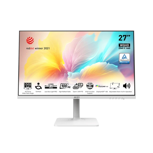 MSI 微星 Modern MD272QXPW 平面美型螢幕 27吋 2K IPS/WQHD/可旋轉/白色 歷史價格詳細信息
