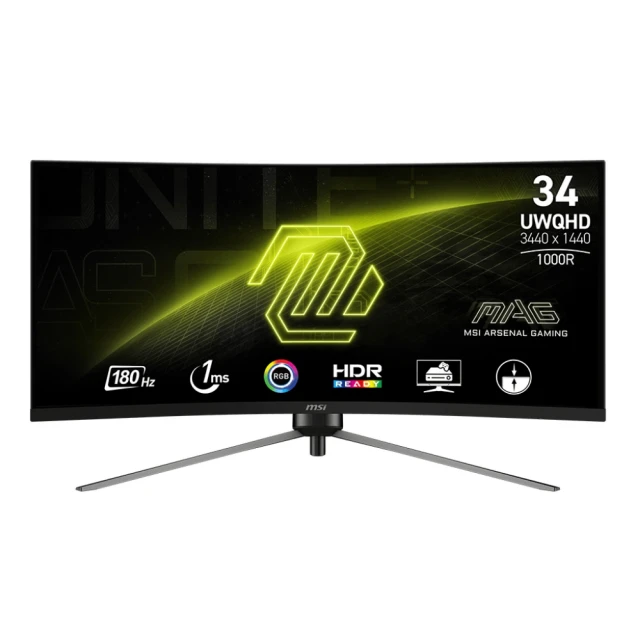 【MSI 微星】MAG 345CQR 34型 180Hz VA 曲面電競螢幕(1ms/1000R/Adaptive Sync) 歷史價格詳細信息