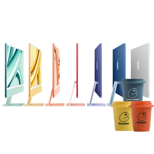 APPLE iMac 24吋 M1 8核心 GPU 8G 512G 銀/綠/藍/粉/橙【預購】 歷史價格詳細信息