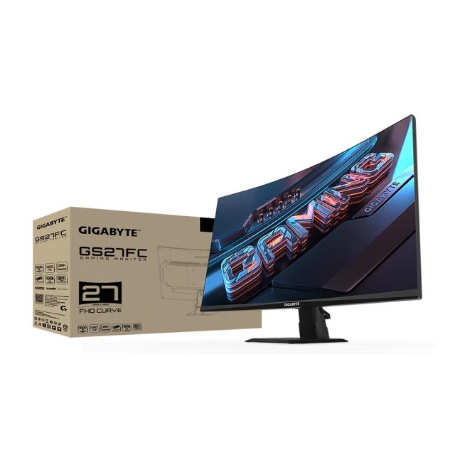 【GIGABYTE 技嘉】GS27FC 27型 曲面電競螢幕(FHD/180Hz/1ms/VA 1500R/DP/HDMI2.0) 歷史價格詳細信息