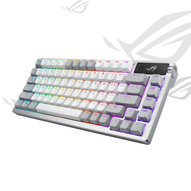 華碩 ASUS ROG Azoth 無線電競機械鍵盤-白色 歷史價格詳細信息