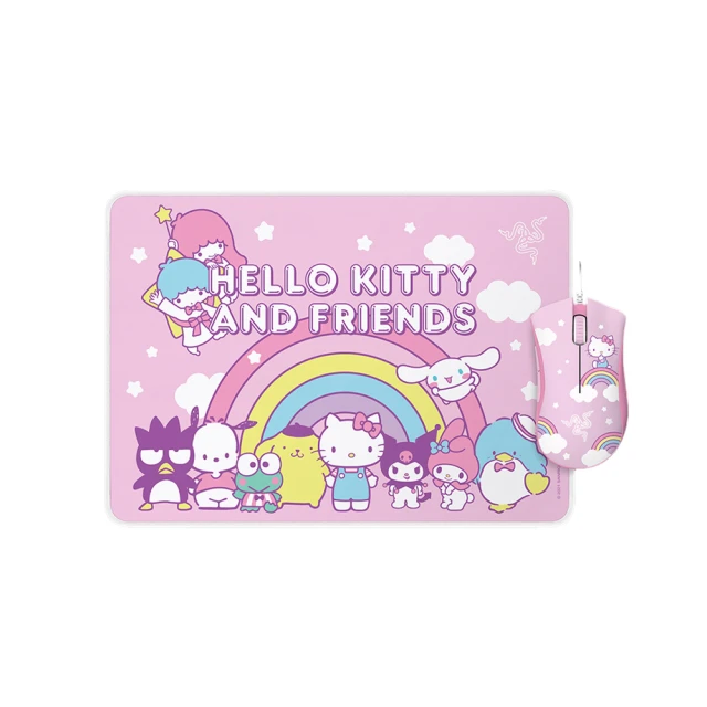 Hello Kitty滑鼠墊 辦公寫字桌墊 鍵盤遊戲 可愛方形凱蒂貓 鼠標墊240x200mm 厚度: 3.1mm 歷史價格詳細信息