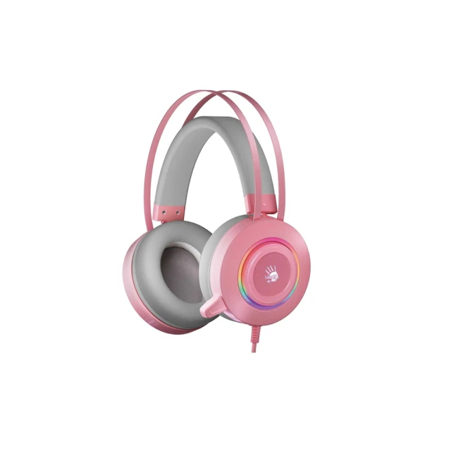 【A4 Bloody】G521 虛擬7.1聲道電競耳麥 -粉色 歷史價格詳細信息