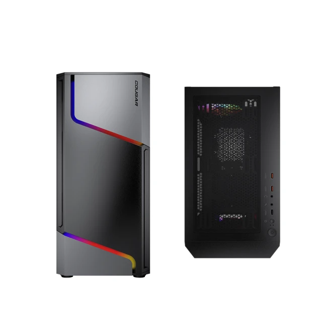 Cougar 美洲獅 MX660 Iron RGB 中塔機箱/鐵製面板/個性化投影燈/預裝ARGB風扇 歷史價格詳細信息