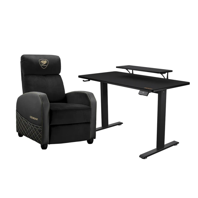 【COUGAR 美洲獅】E-star 140 電動升降電競桌(自行組裝/螢幕架/耳機架) 歷史價格詳細信息