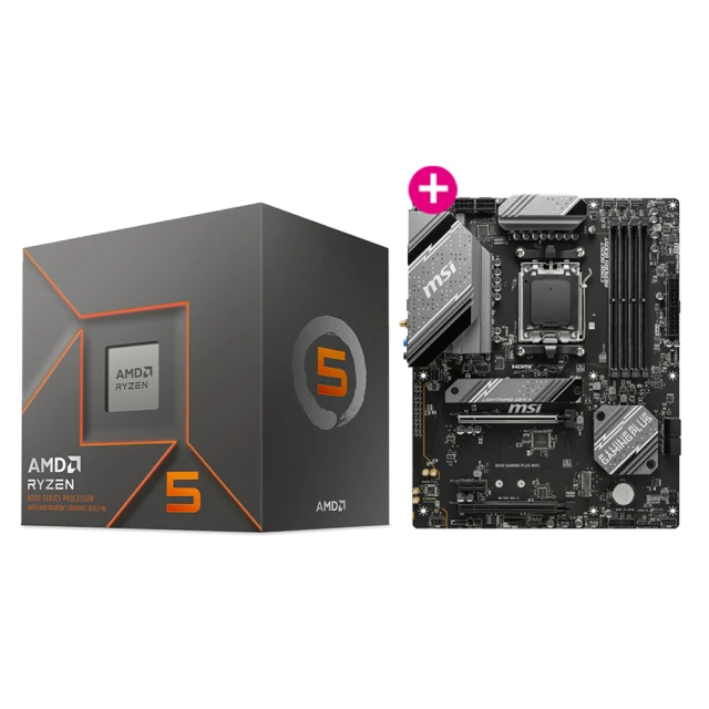 【AMD 超微】U+板組合 Ryzen 5-8600G 六核心處理器+微星PRO B650M-A WIFI 主機板 歷史價格詳細信息